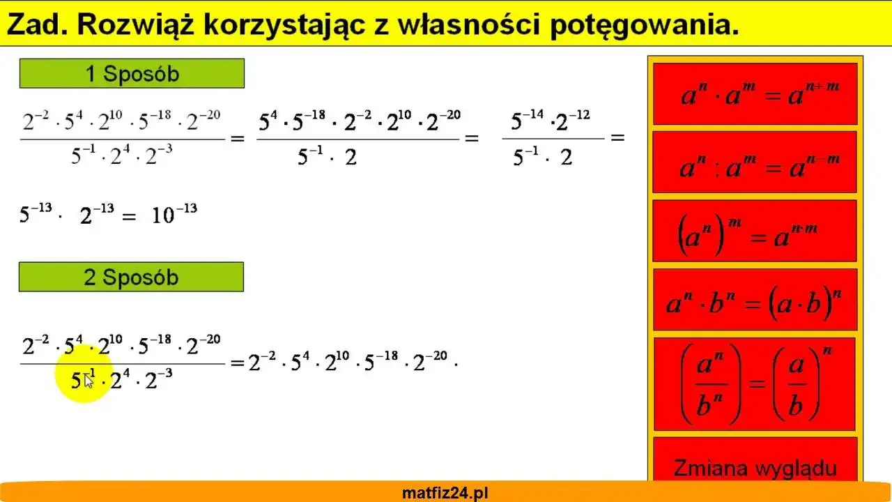 Potęgi w matematyce: Opanuj zasady i unikaj typowych błędów